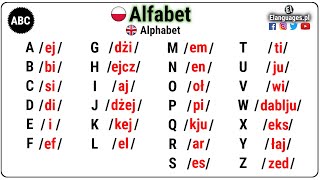 Alfabet angielski wymowa  Alphabet in English [upl. by Arek]