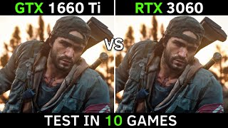 GTX 1660 Ti vs RTX 3060  Test In 10 Games  1080p [upl. by Nay]