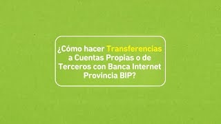 Banco Provincia  Buenos Aires  Tutorial  Transferencias a Cuentas Propias o de Terceros [upl. by Harmaning]