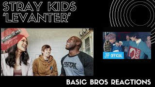 Basic Bros REACT  STRAY KIDS LEVANTER [upl. by Gibert]