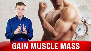 Intermittent Fasting and Muscle Mass Gain – DrBerg [upl. by Cerellia]