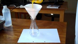 GCSE Chemistry Making an insoluble salt by Precipitation [upl. by Fromma]