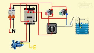 float switch connection auto amp manual single phase water pump [upl. by Friederike]