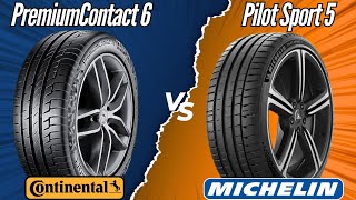 Continental PremiumContact 6 vs Michelin Pilot Sport 5 [upl. by Onitrof]