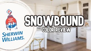 Sherwin Williams Snowbound  BETTER THAN ALABASTER [upl. by Tristan]