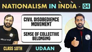 Nationalism in India 04  Civil Disobedience Movement  Sense of Collective Belonging  NCERT [upl. by Eux529]