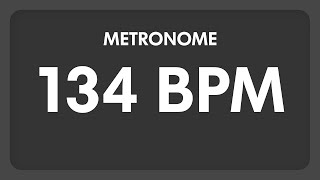 134 BPM  Metronome [upl. by Notlrac884]