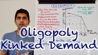 Y2 23 Oligopoly  Kinked Demand Curve [upl. by Dione]