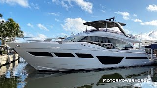 Luxury Motor Yacht 2021 Princess Y78 [upl. by Terbecki]