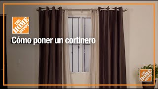 ¿Cómo instalar un cortinero Sigue estos consejos [upl. by Ecirtel]