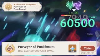 Deal Over 50000 CRT DMG Achievement Complete Genshin Impact [upl. by Aillij]