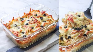 Baked Pasta Recipe  How To Make Baked Pasta  White Pasta Recipe [upl. by Caresa644]