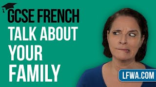 GCSE French Speaking My Family [upl. by El]