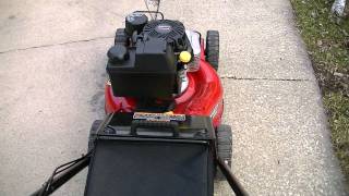 Starting the Exmark Commercial 21 XSeries Mower [upl. by Arikahs526]