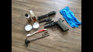 Beretta 92fs  How To Properly Clean and Maintain [upl. by Gilberto]