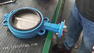 How to Install Handle Butterfly Valve Manually [upl. by Selden]