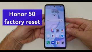 Honor 50 factory reset [upl. by Anelhtac]