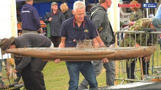 GERMAN Type VII UBOAT RC SUBMARINE DIVE and RESURFACE demonstration [upl. by Atteras]