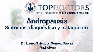 Andropausia Síntomas diagnostico y tratamiento [upl. by Irahk159]