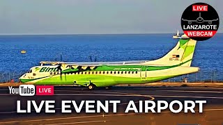 Lanzarote Webcam  01092019  Live event from Lanzarote Airport [upl. by Gilli419]