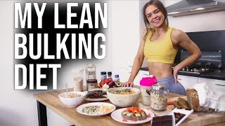 MY LEAN BULKING DIET  EVERY MEAL  TO BUILD MUSCLE  VLOGMAS DAY 4 [upl. by Llebana474]