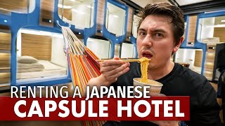 I Rented an ENTIRE Japanese Capsule Hotel  500 Room Tour [upl. by Petr]