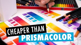 The BEST Prismacolor ALTERNATIVES I put 7 affordable colored pencil sets to the test [upl. by Dixie732]