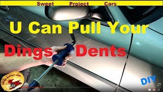 2 How To Remove Simple Door DINGS amp DENTS for DIYers [upl. by Saraann998]