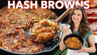 How To Make The Best Crispy Hash Browns Recipe [upl. by Rapsag725]