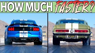 We Drag Race A New and Classic Ford Shelby Mustang GT500 To See What 50 Years Of Progress Makes [upl. by Pascale]