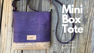 Sewing Tutorial Mini Box Tote by SewGnar Sewing Patterns [upl. by Malinin]