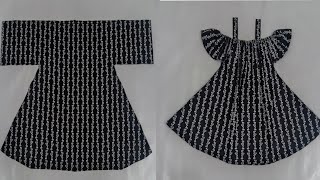 Beautiful baby frock cutting and stitching12year girl dress cutting and stitchingFrock Design [upl. by Llehcnom]