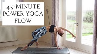 YOGANUARY 4  45Minute Power Yoga Flow  CAT MEFFAN [upl. by Cath]