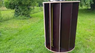 DIY  VAWT Wind Turbine [upl. by Thgiwed]