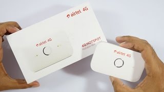 Airtel 4G Portable WiFi Hotspot Review [upl. by Moss]