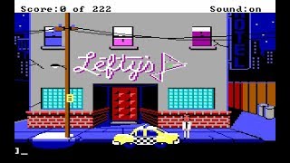 Leisure Suit Larry PCDOS 1987 Sierra OnLine AGI EGA [upl. by Dolli]