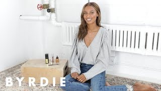 Victorias Secret Angel Jasmine Tookes Beauty Essentials  Byrdie [upl. by Annanhoj]