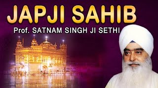 Japji Sahib  ProfSatnam Singh Sethi  Nitnem [upl. by Nnairek]