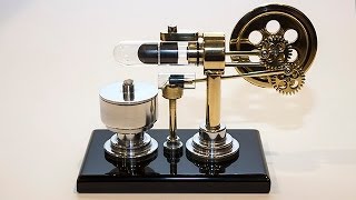 Stirling Engine With Magnet Return Stroke And Timelapse Build [upl. by Maltz429]