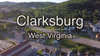 Downtown Clarksburg From the Sky [upl. by Autry]