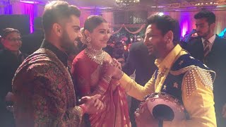 Virat Kohli amp Anushka sharma Reception Gurdas Maan Live [upl. by Ellehcirt554]