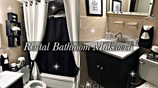 Rental Bathroom  5 INEXPENSIVE Things to do to Upgrade your Rental BATHROOM  Tips amp Hacks  2021 [upl. by Riorsson623]