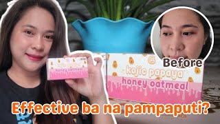 KOJIC PAPAYA HONEY OATMEAL DUO SOAP BY G21 HONEST REVIEW [upl. by Nealson]