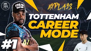 EXPRESSIONS Plays FIFA 22  Tottenham CAREER MODE 1 [upl. by Netti]