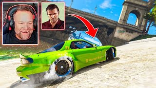 Michael From GTA 5 REACTS to My STUNTS [upl. by Salkcin]