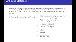 Sufficient Statistics [upl. by Remus619]