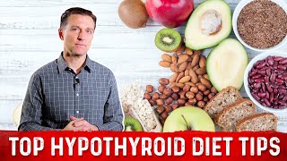 Top Hypothyroid Diet Tips – DrBerg Gives Hypothyroidism Diet Ideas [upl. by Gerta129]