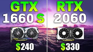 GTX 1660 SUPER vs RTX 2060 Test in 10 Games [upl. by Biddie]