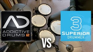 Superior Drummer 3 vs Addictive Drums 2 2020 [upl. by Ellingston54]