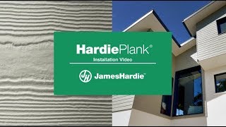 Hardie® Plank cladding installation video [upl. by Zanlog]